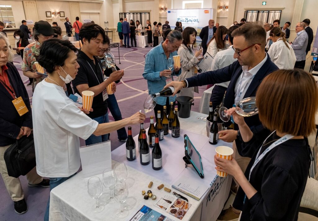 Acción promocional de los vinos D.O. Rías Baixas en Japón